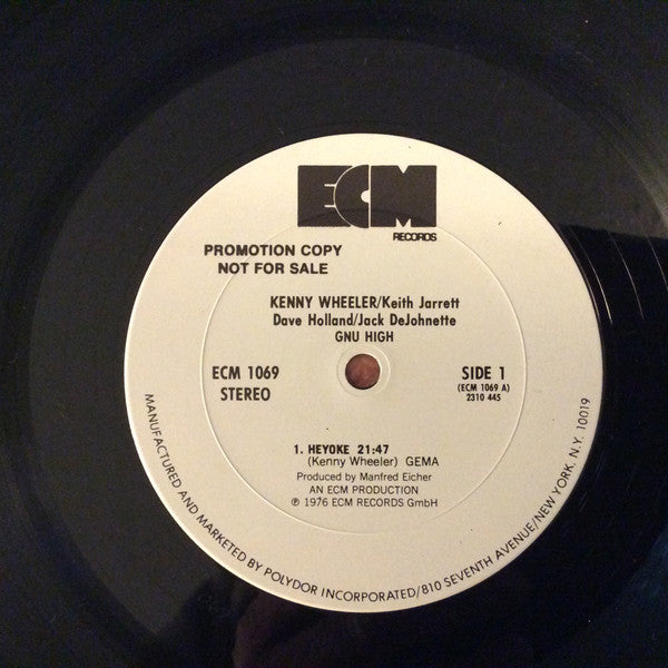 Kenny Wheeler - Gnu High (LP) [US] 1st