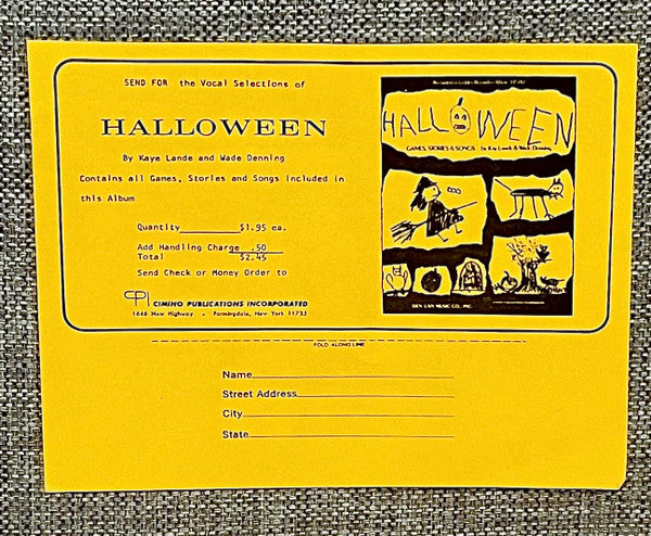 Wade Denning - Halloween (LP) [US] 1st (Very Good Plus (VG+))