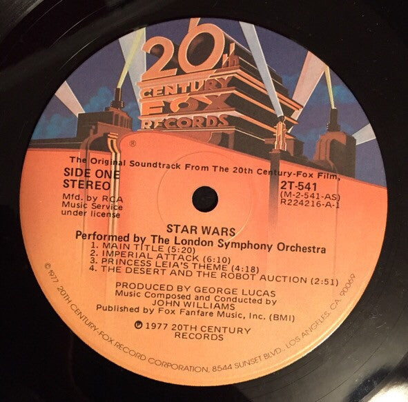 London Symphony Orchestra - Star Wars (LP) [US] 1978 RP (Mint (M))