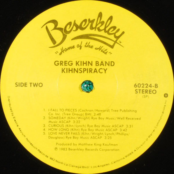 Greg Kihn Band - Kihnspiracy (LP) [US] 1st (Near Mint (NM or M-))