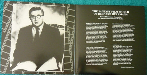 Bernard Herrmann - The Fantasy Film World Of Bernard Herrmann (LP) [US] 1995 RP (Mint (M))