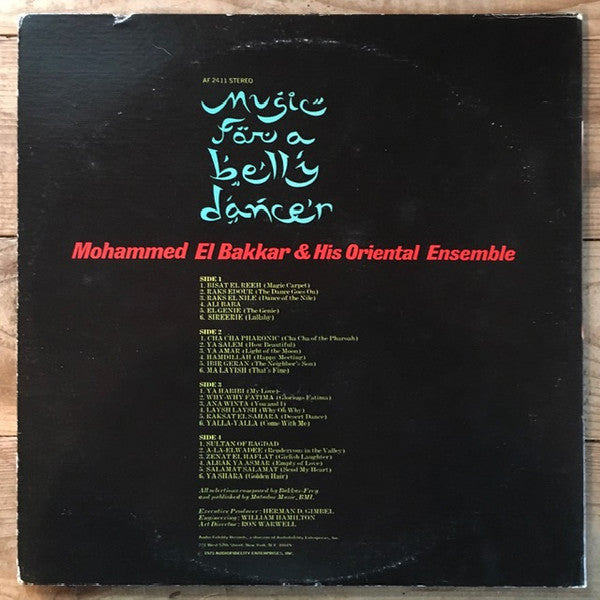 Mohammed El-Bakkar & His Oriental Ensemble - Music For A Belly Dancer
