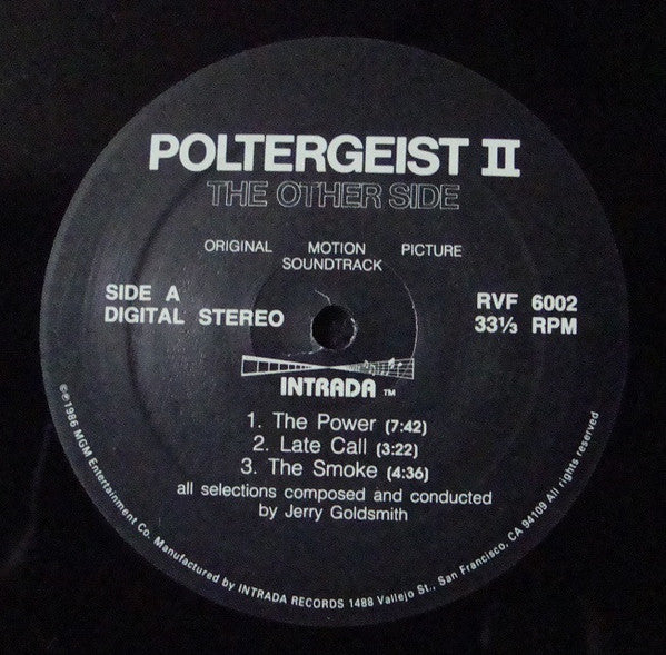 Jerry Goldsmith - Poltergeist II: The Other Side (Original Motion Picture Soundtrack) (LP) [US] 1st (Near Mint (NM or M-))