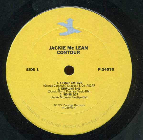 Jackie McLean - Contour (LP) [US] 1977 RP (Very Good Plus (VG+))