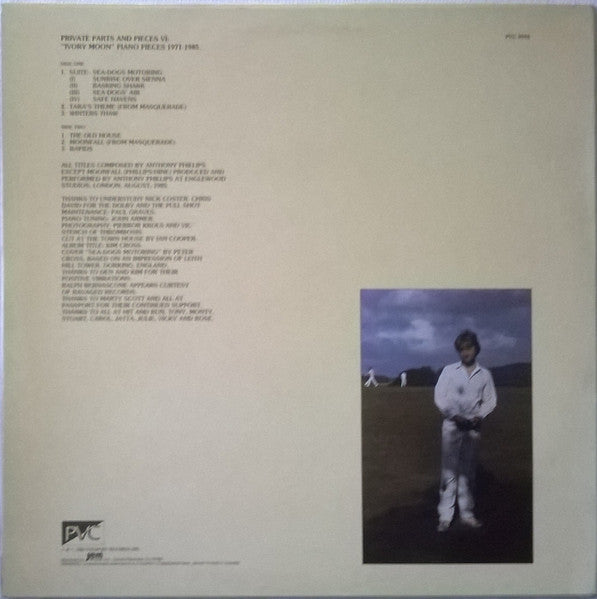 Anthony Phillips - Private Parts & Pieces VI: "Ivory Moon" Piano Pieces 1971-1985 (LP) [US] 1st (Near Mint (NM or M-))