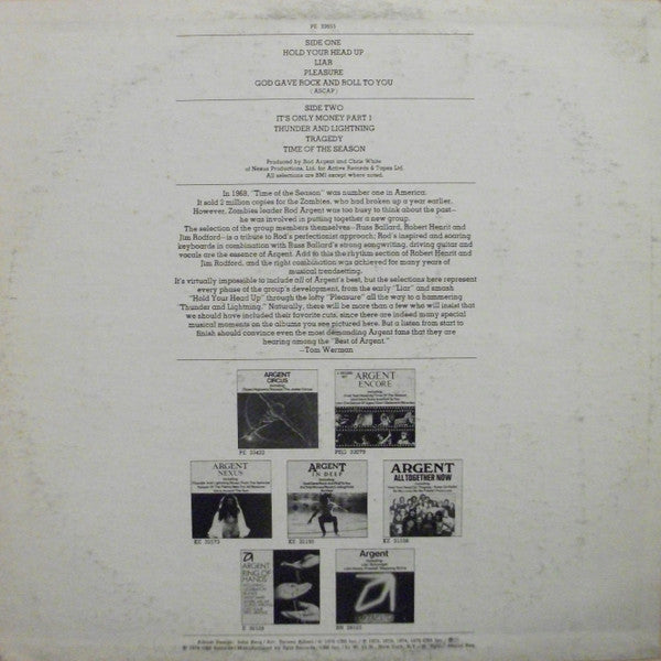 Argent - The Argent Anthology - A Collection Of Greatest Hits (LP) [US] 1978 RP (Near Mint (NM or M-))