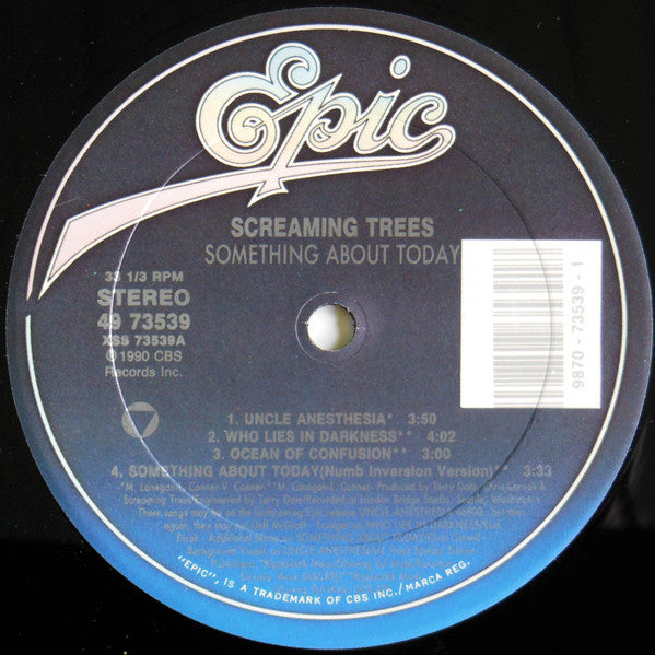 Screaming Trees - Something About Today (12") [US] 1st (Very Good Plus (VG+))