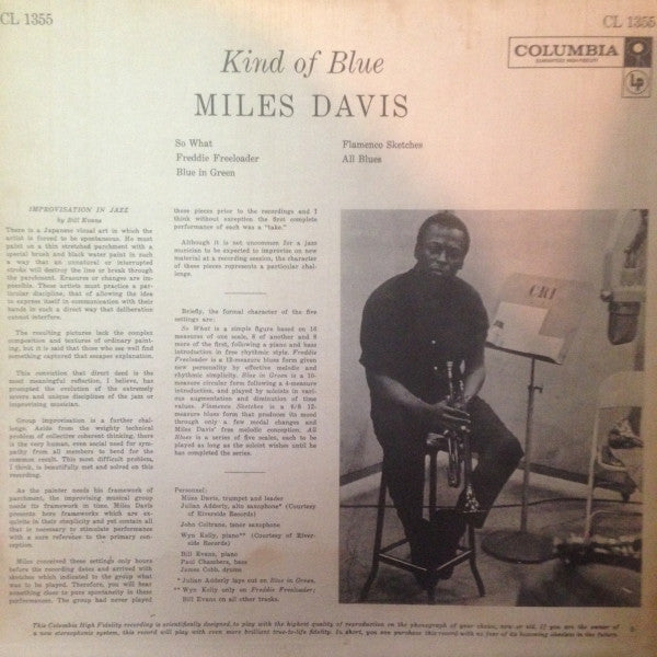 Miles Davis - Kind Of Blue (LP) [US] 1st (Very Good (VG))