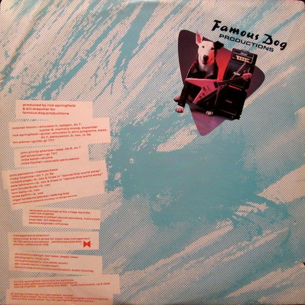 Rick Springfield - Tao (LP) [US] 1st (Mint (M))