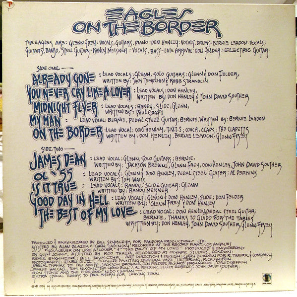 Eagles - On The Border (LP) [US] 1980 RP (Near Mint (NM or M-))