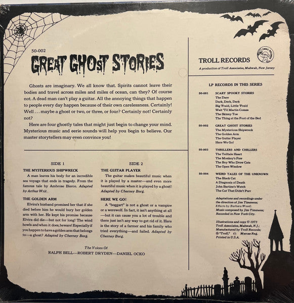 Various - Great Ghost Stories (LP) [US] (Very Good Plus (VG+))