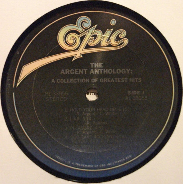 Argent - The Argent Anthology - A Collection Of Greatest Hits (LP) [US] 1978 RP (Near Mint (NM or M-))