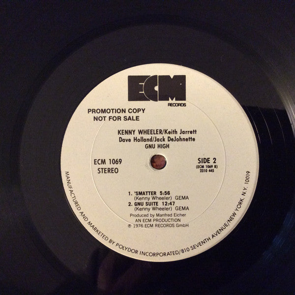 Kenny Wheeler - Gnu High (LP) [US] 1st