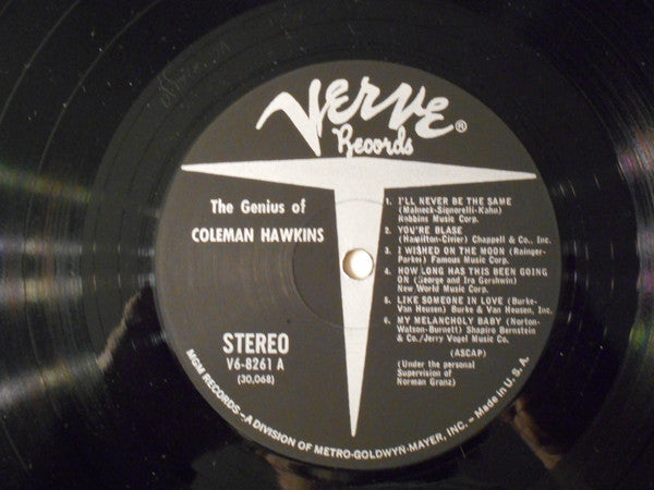 Coleman Hawkins - The Genius Of Coleman Hawkins (LP) [US] RP (Very Good Plus (VG+))