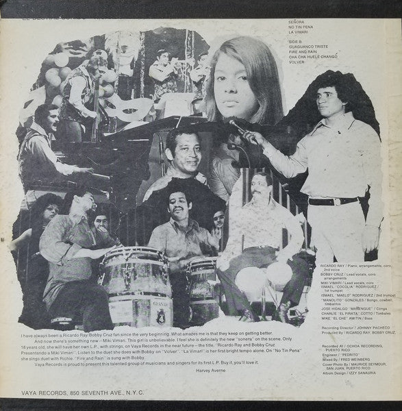 Ricardo Ray & Bobby Cruz - El Bestial Sonido De... (LP) [US] 1st (Very Good Plus (VG+))