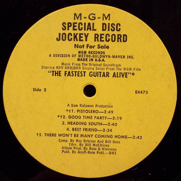 Roy Orbison - The Fastest Guitar Alive (1967 MONO PROMO)