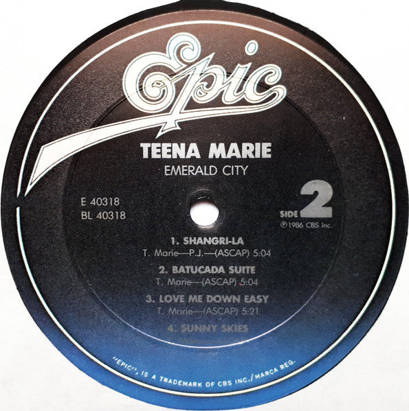 Teena Marie - Emerald City (LP) [US] 1st (Near Mint (NM or M-))