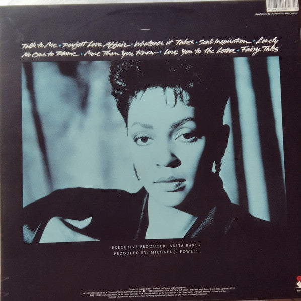 Anita Baker - Compositions (LP) [US] 1st (Near Mint (NM or M-))