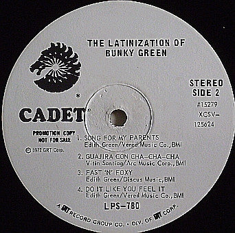 Bunky Green - The Latinization Of Bunky Green (PROMO)