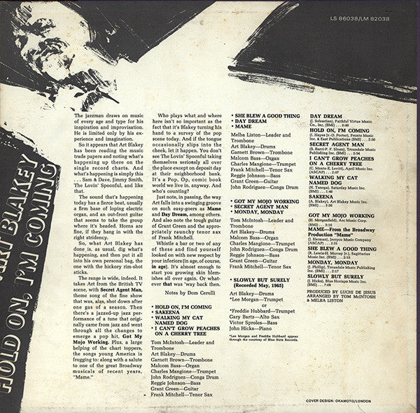 Art Blakey - Hold On, I'm Coming (LP) [US] 1st (Very Good Plus (VG+))