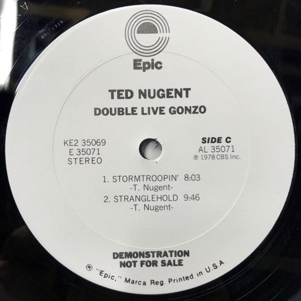 Ted Nugent - Double Live Gonzo (LP) [US] 1st (Near Mint (NM or M-))