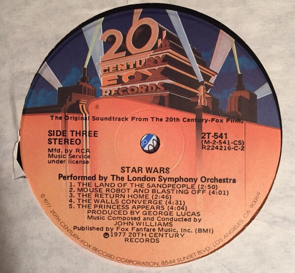 London Symphony Orchestra - Star Wars (LP) [US] 1978 RP (Mint (M))
