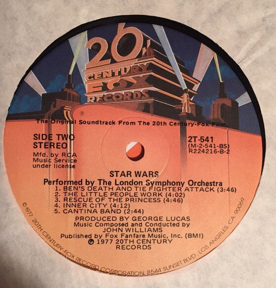 London Symphony Orchestra - Star Wars (LP) [US] 1978 RP (Mint (M))
