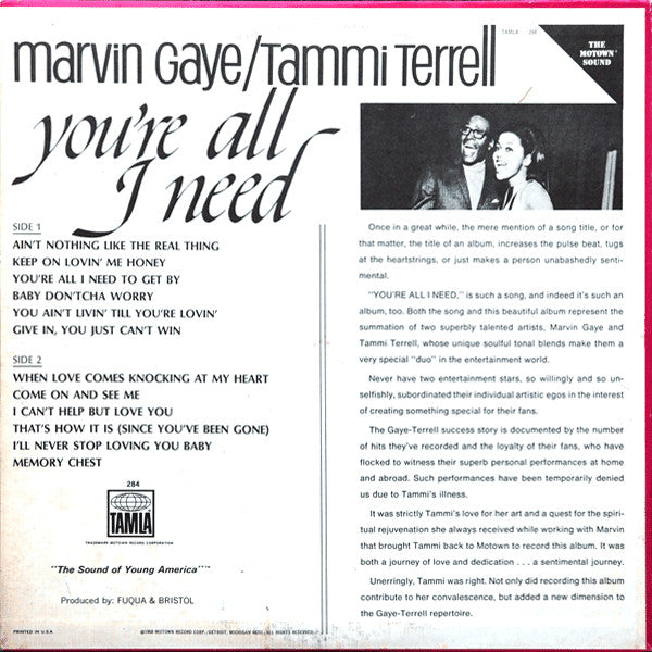 Marvin Gaye - You're All I Need (LP) [US] 1st (Very Good Plus (VG+))
