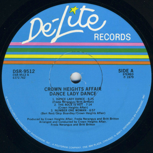 Crown Heights Affair - Dance Lady Dance (1979 US Press)