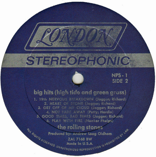 The Rolling Stones - Big Hits (High Tide And Green Grass) (1966 STEREO)