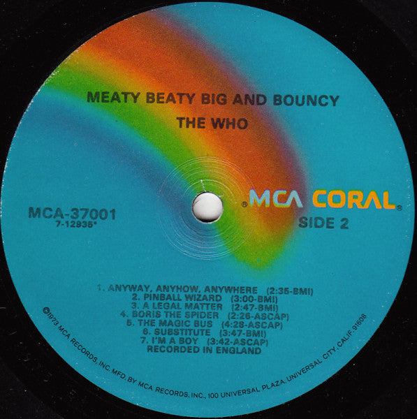 The Who - Meaty Beaty Big And Bouncy (LP) [US] RP