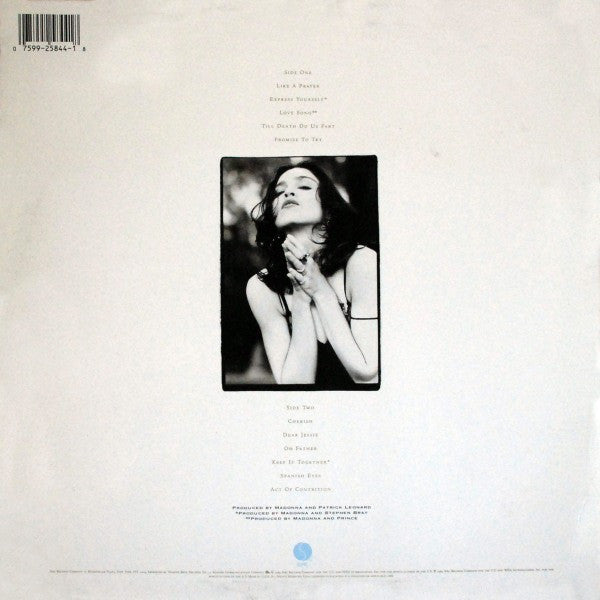 Madonna - Like A Prayer (LP) [US] 1st