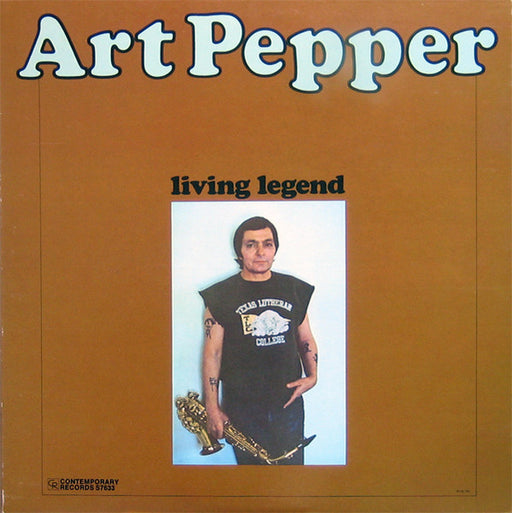 Art Pepper - Living Legend (LP) [US] 1st (Very Good Plus (VG+))