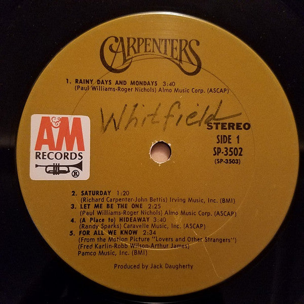 Carpenters - Carpenters (LP) [US] 1st
