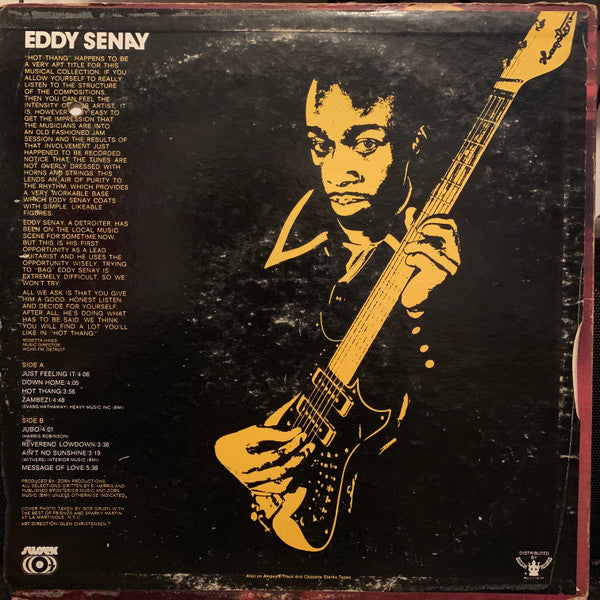 Eddy Senay - Hot Thang (LP) [US] 1st (Very Good Plus (VG+))