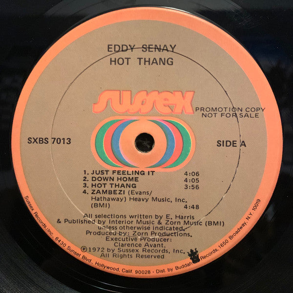 Eddy Senay - Hot Thang (LP) [US] 1st (Very Good Plus (VG+))