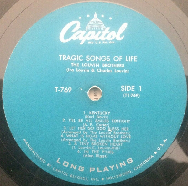 The Louvin Brothers - Tragic Songs Of Life (1956 MONO)