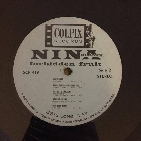 Nina Simone - Forbidden Fruit (1965 Press)