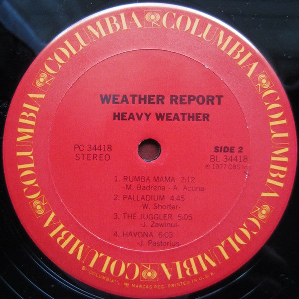 Weather Report - Heavy Weather (LP) [US] 1st (Near Mint (NM or M-))