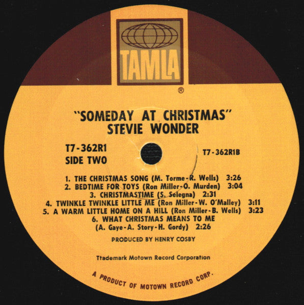 Stevie Wonder - Someday At Christmas (LP) [US] 1978 RP (Very Good Plus (VG+))