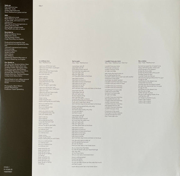 Sade - Love Deluxe (LP) [Europe] 2024 RP (Mint (M))