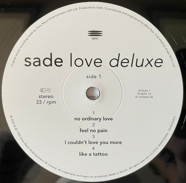 Sade - Love Deluxe (LP) [Europe] 2024 RP (Mint (M))