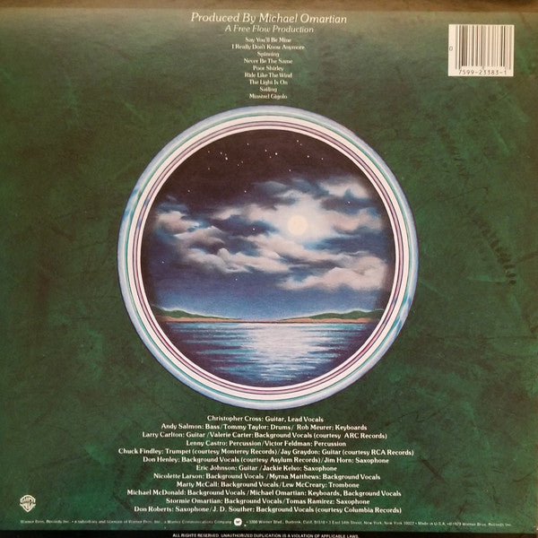 Christopher Cross - Christopher Cross (LP) [US] 1st (Very Good Plus (VG+))