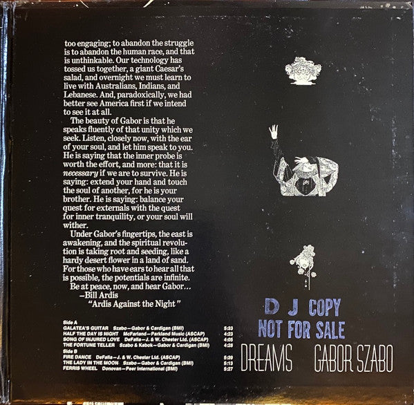 Gabor Szabo - Dreams (LP) [US] 1st (Very Good Plus (VG+))