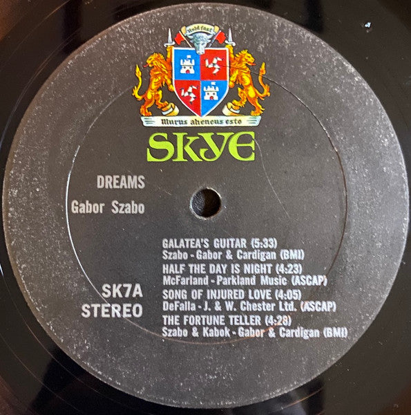 Gabor Szabo - Dreams (LP) [US] 1st (Very Good Plus (VG+))