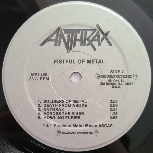 Anthrax - Fistful Of Metal (1984 RP)