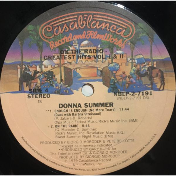 Donna Summer - On The Radio - Greatest Hits Volumes I & II (1979 STEREO)