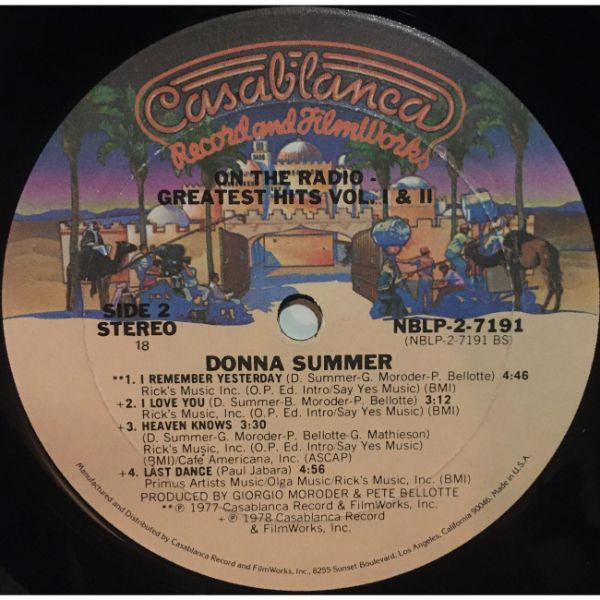 Donna Summer - On The Radio - Greatest Hits Volumes I & II (1979 STEREO)