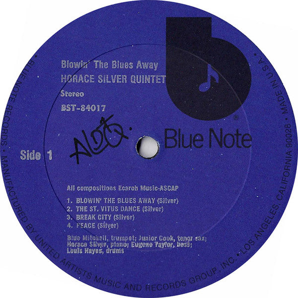 The Horace Silver Quintet - Blowin' The Blues Away (LP) [US] 1975 RP (Near Mint (NM or M-))