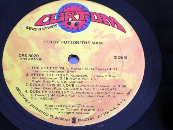Leroy Hutson - The Man! (1974 US Press)